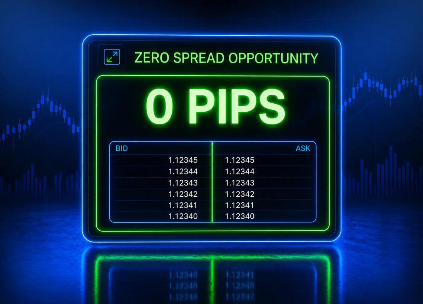 Spreads from 0.0 Pips
